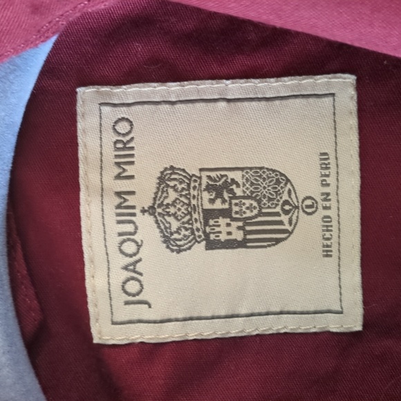 Joaquin Miro - Made in Peru Maroon Overshirt - Picture 3 of 4